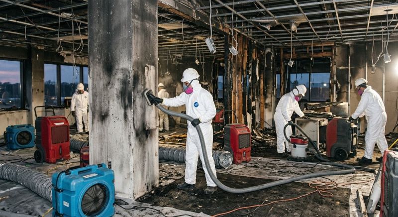 Commercial Fire Restoration in Mesa, AZ