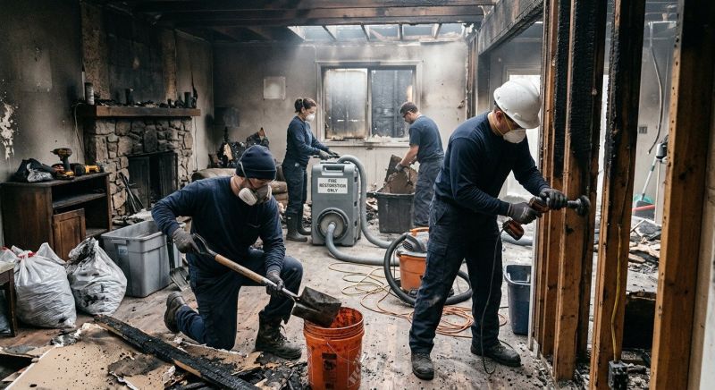 Fire Damage Cleanup in Mesa, AZ