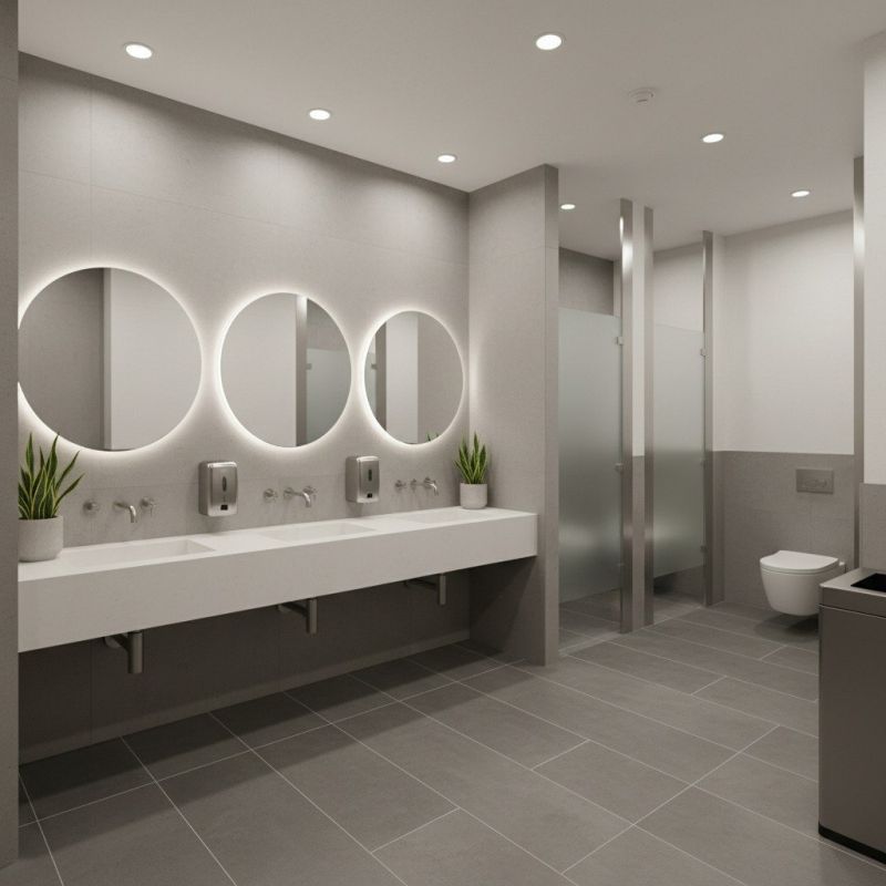 Industrial Bathroom Renovation in Arvada, CO