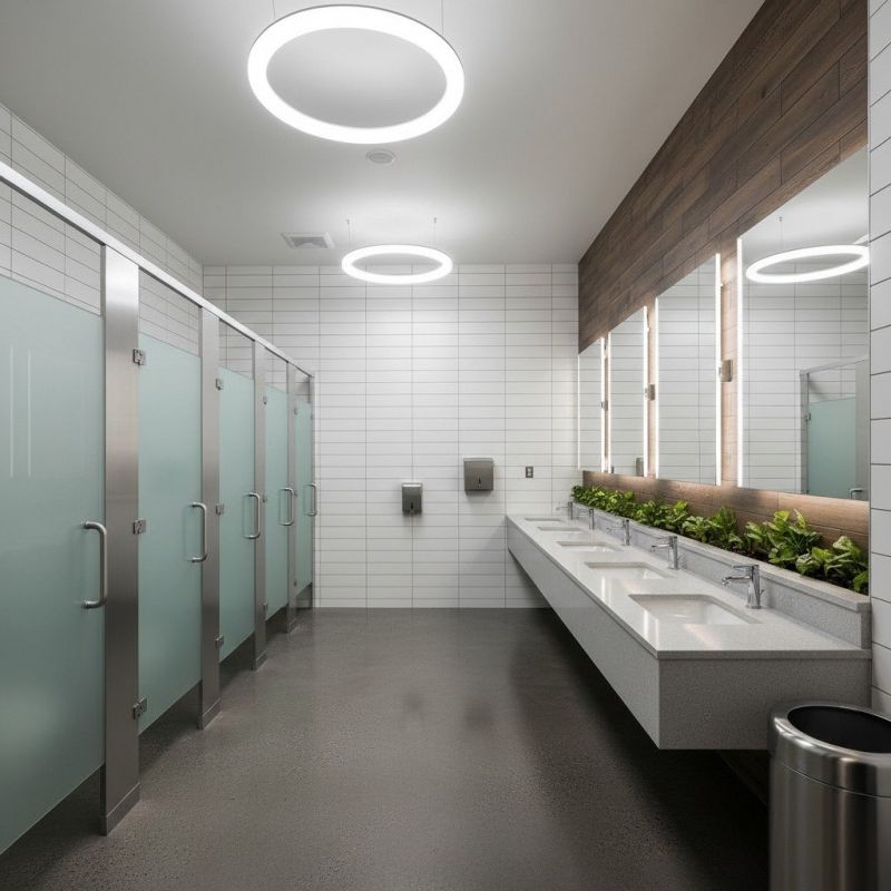 Industrial Bathroom Renovation in Denver County, CO